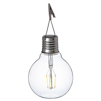 Ampoule solaire Eureka vintage en verre avec pince