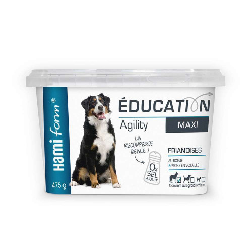 Education Agility Maxi pour chien 475 gr