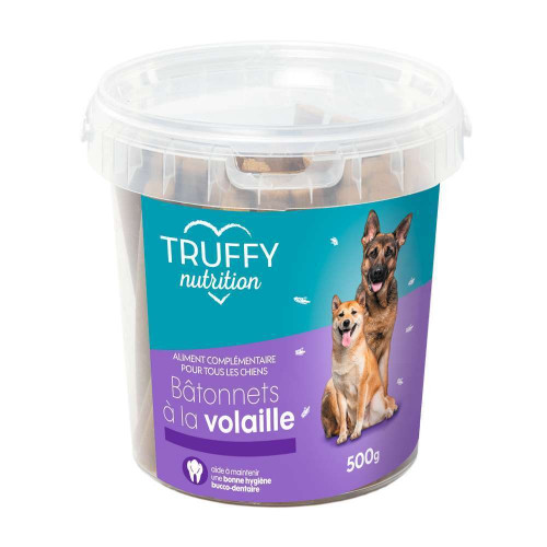 Bâtonnets à la volaille pour chien Truffy nutritio