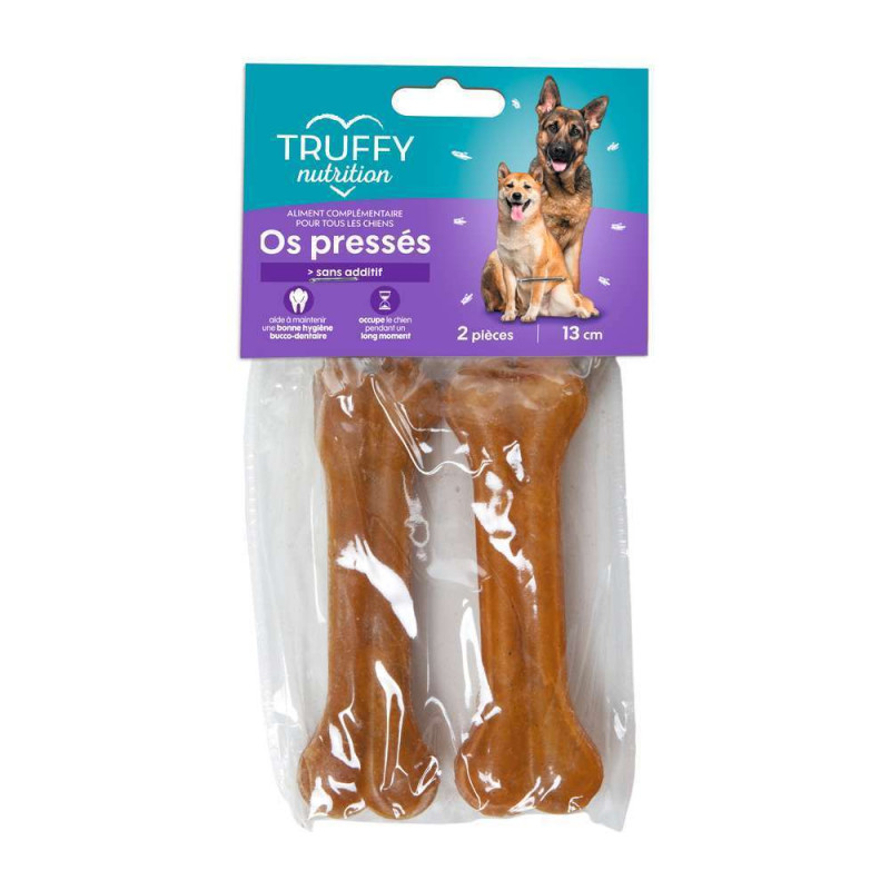 Os pressés pour chien Truffaut nutrition 13cm x 2