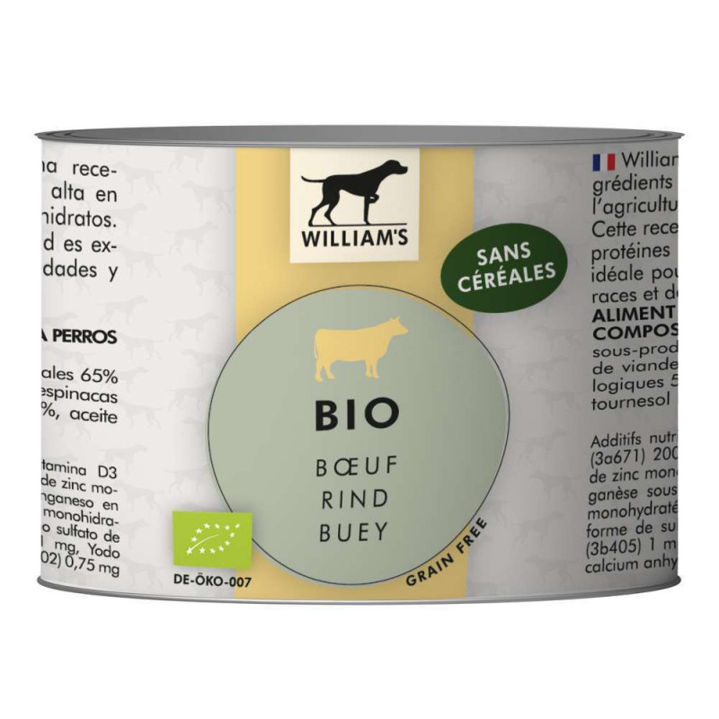 Terrine pour chien à la dinde aliment humide sans