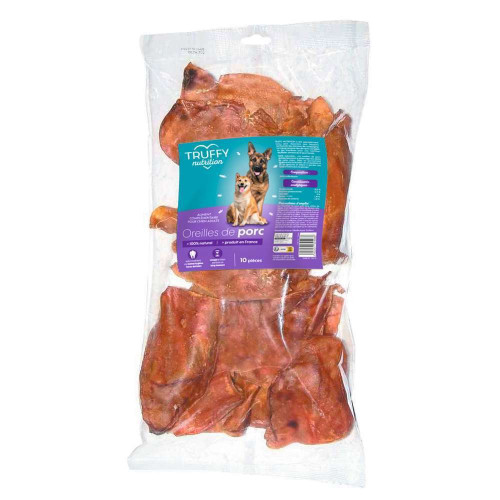 Oreilles de porc pour chien Truffy nutrition x 10