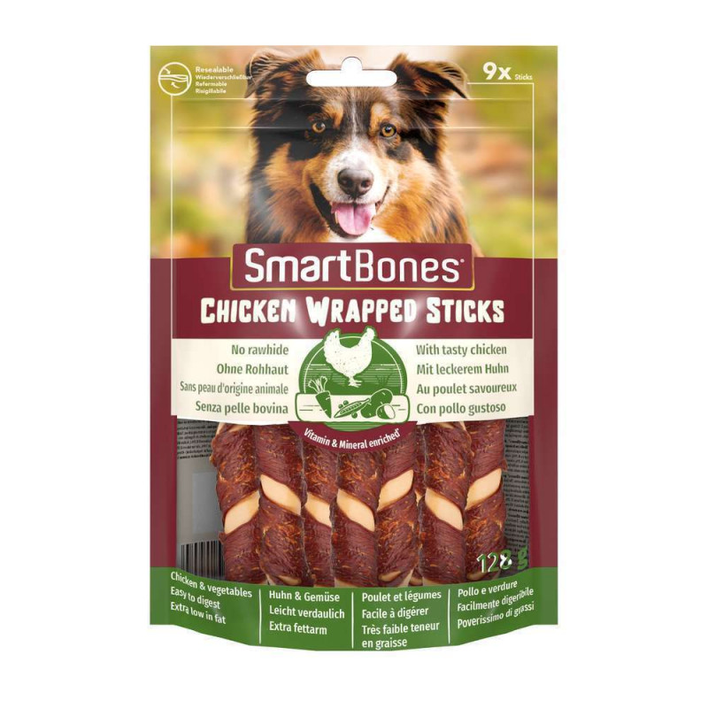 Chicken Wrapped Sticks Mini - Bâtonnets à mâcher P