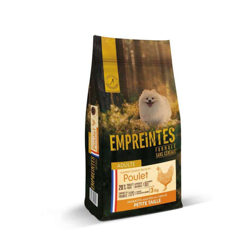 Croquettes pour chien adulte de petite taille poul