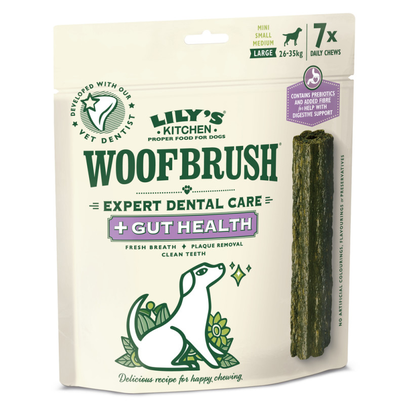 Bâtons dentaires Woofbrush en Multipack pour chien