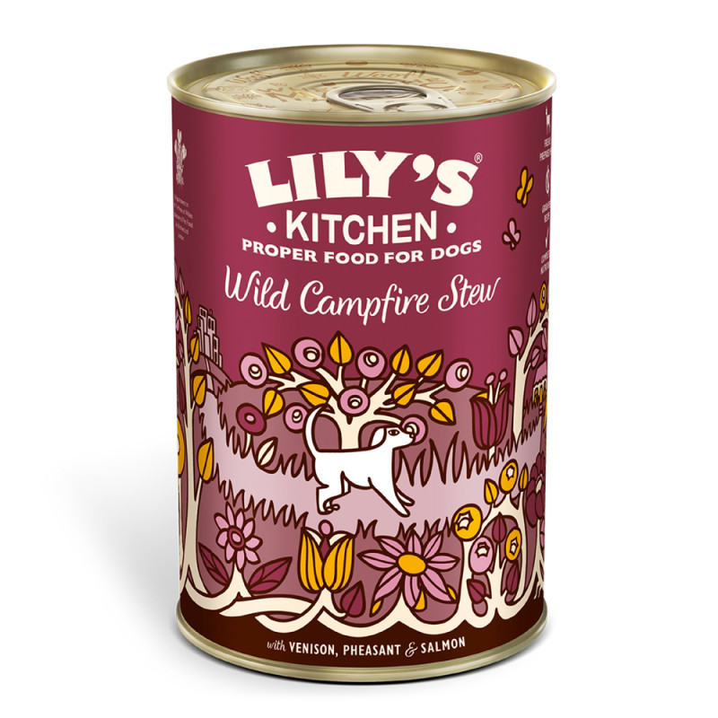 Pâtée Lily's Kitchen ''Wild campfire stew'' pour c