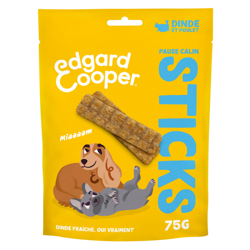 Sticks pour chien - Dinde et poulet sans céréales