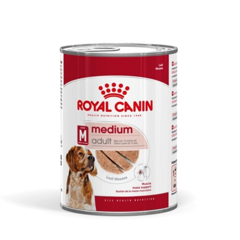 Mousse pour chien Medium Adulte M - 410g