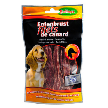 Friandise chien : filet de canard