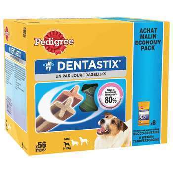 Os à mâcher Dentastix petit chien : 56 pièces