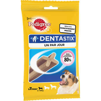 Os à mâcher Dentastix chiot et petit chien : 7 sti
