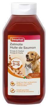 Huile de saumon, aliment complémentaire pour chien
