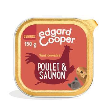 Edgard cooper - pâtée sans céréales poulet & saumo