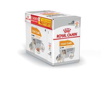 Sachet Coat Care en mousse pour chien à pelage ter