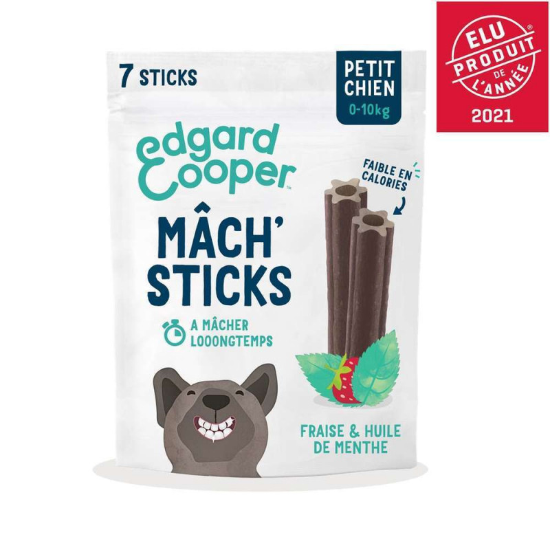 Mâch'Sticks Petit Chien Fraise & Huile de Menthe 1