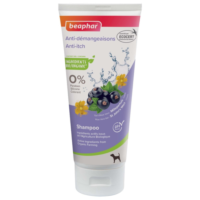 Shampoing anti-démangeaisons Bio pour chien - 200