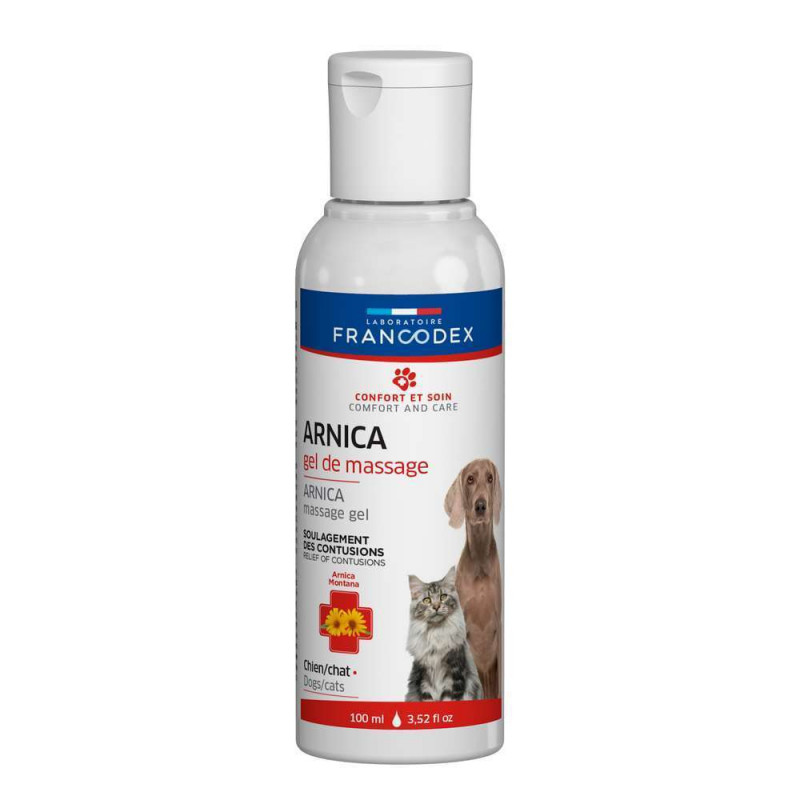 Gel de Massage à l'Arnica pour chien et chat 100ml