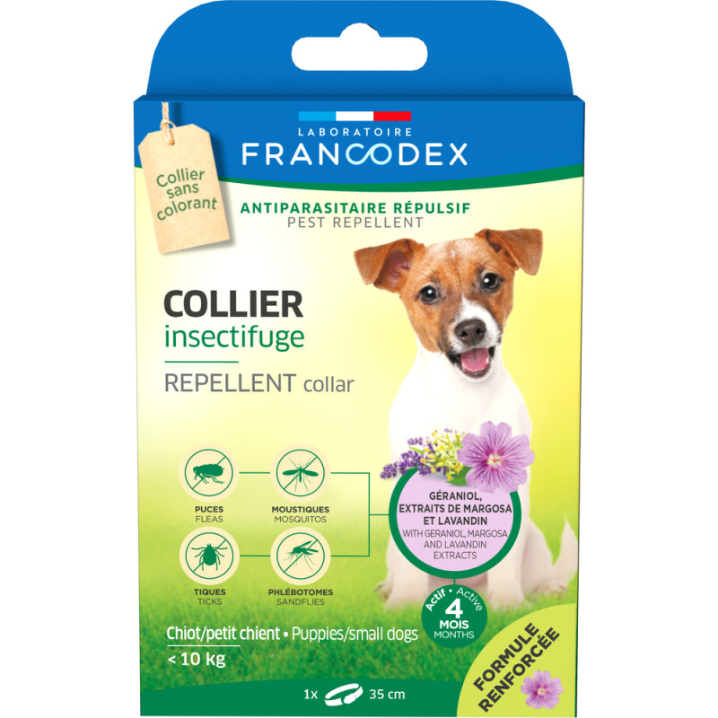 Collier insectifuge pour chiot/petit chien