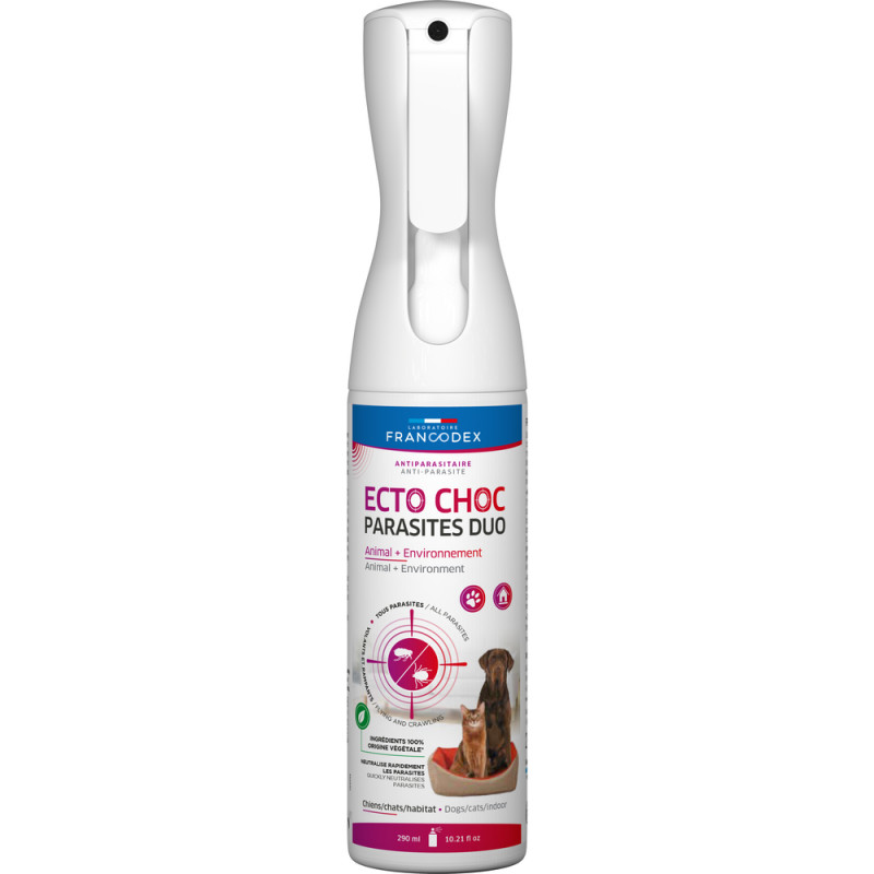 Brumisateur antiparasitaire pour chien et chat Ect