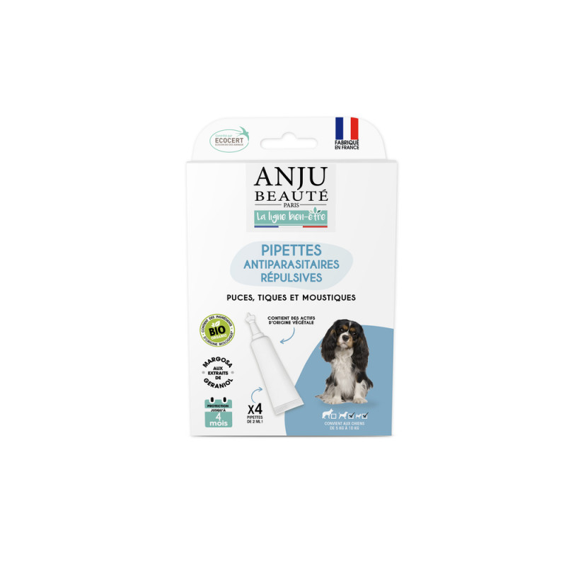 Pipettes antiparasitaires répulsives bio x4 - Chie
