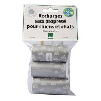 Recharge de sachets pour distributeur ramasse crot