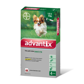 Pipette antiparasitaire tres petit chien advantix