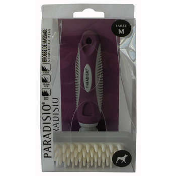 Brosse massage M Paradisio:L15.8 l9.4 H3.9 cm