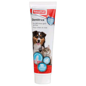 Pâte dentifrice au goût foie : 100 gr