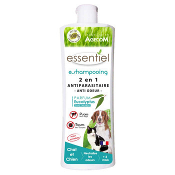 Shampooing 2en1 anti odeur pour chien et chat : 25