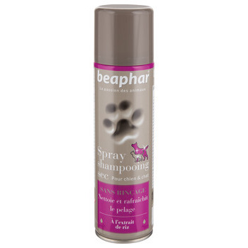 Spray shampooing sec pour chien : 250 ml