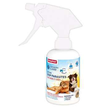 Lotion Dimethicaire puces poux : chat & chien