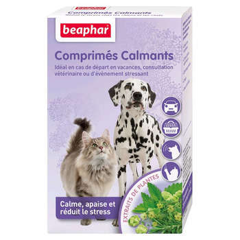 Comprimés (x20) calmants pour chien/chat, à base d