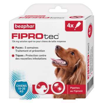 Fiprotec 134 mg pour chiens de taille moyenne Fipr