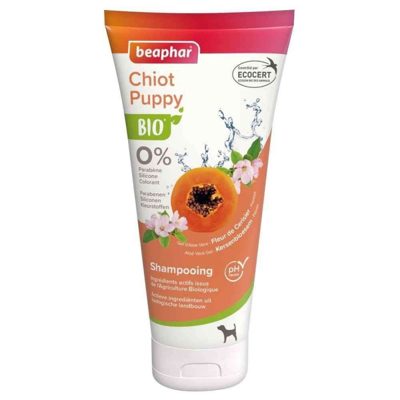 Shampoing bio pour chiot, fleur de cerisier