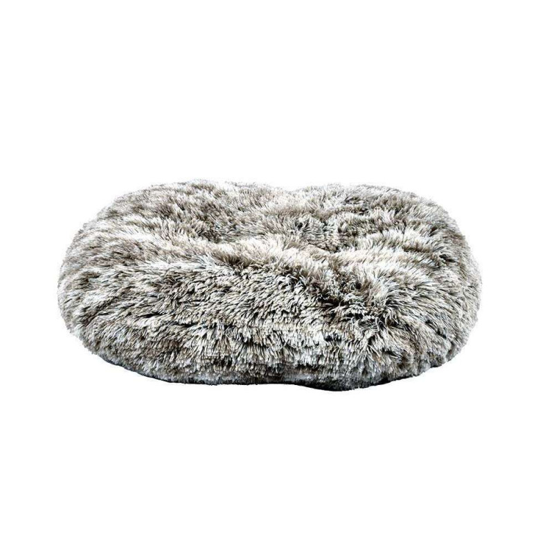 Coussin pour chien oval ''Poilu'' bicolore 103x72c