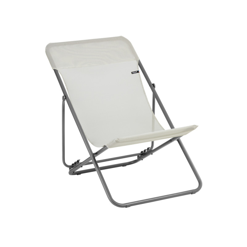 Maxi Transat de jardin pliable seigle II