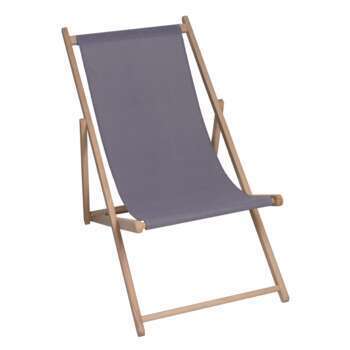 Chilienne Monte Carlo en bois et toile ardoise - 9