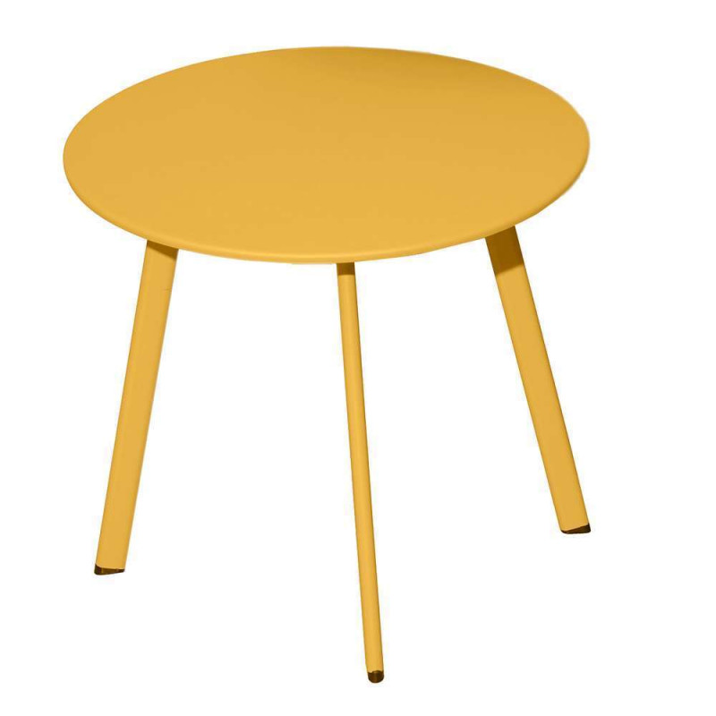 Table basse Massai miel D 40cm