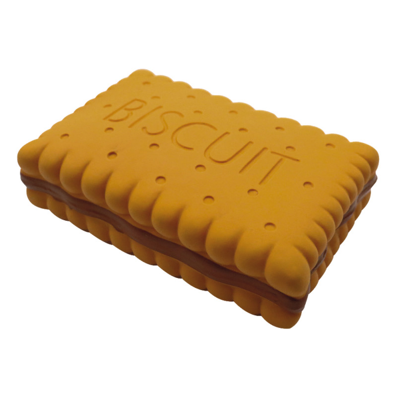 Jouet pour chien Biscuit Cacao en latex