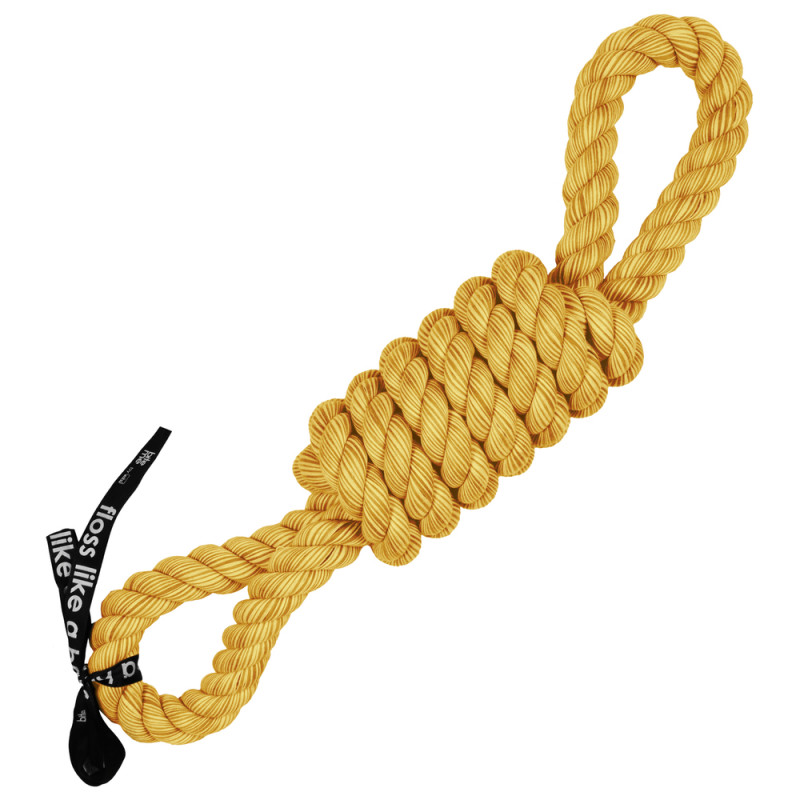 Jeu pour chien, corde à 2 boucles 'Tug life', colo