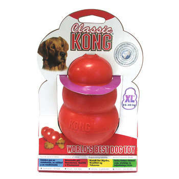 Jouet pour chien KONG Classic XL : Caoutchouc roug