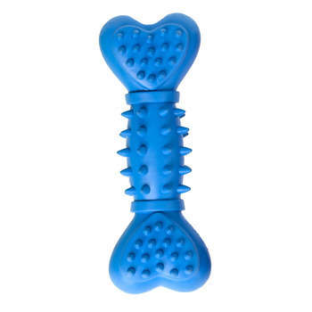 Jouet soft rubber os pour chien : Longueur 14cm
