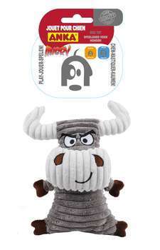 Jouet peluche Taureau angry, pour chien: taille M/
