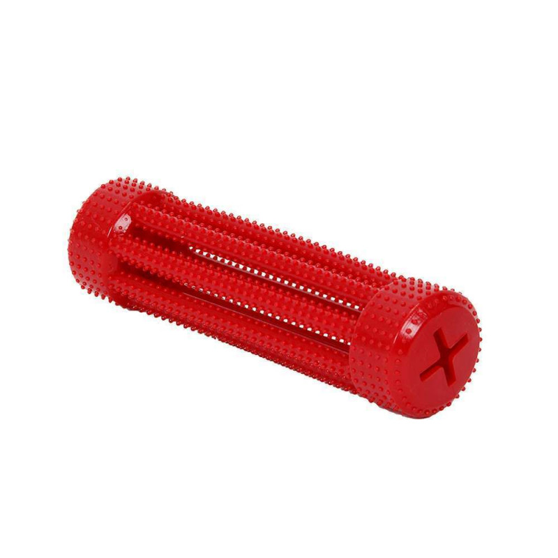 Jouet pour chien en caoutchouc Denties toy rouge S