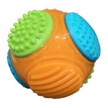 Jouet Chien Balle Tpr Multi Texture D. 8,5cm