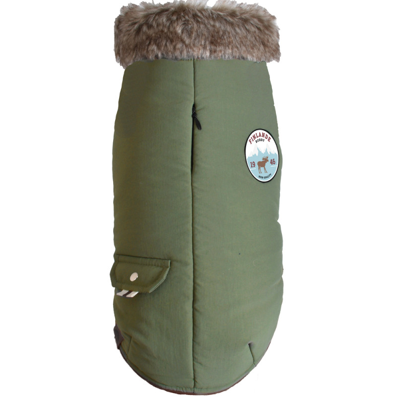 Manteau pour chien, Finlande vert de gris 34 S