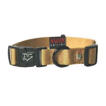 Collier réglable nylon uni largeur 1,6cm et longue