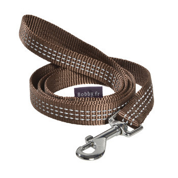 Laisse Safe pour chien de couleur marron et de tai
