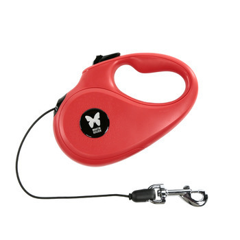 Laisse retractable avec cordon Instinct XS rouge 3