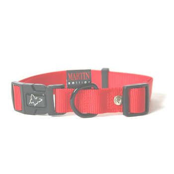 Collier pour chiens en nylon réglable 20/40-55 rou